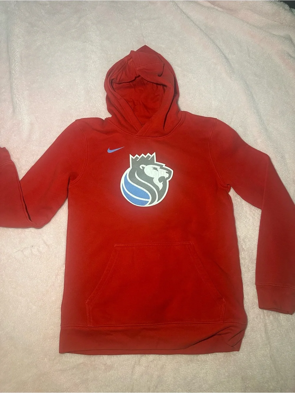 Sacramento Kings Nike 2019/20 City Edition Club Pullover Hoodie. Kids
